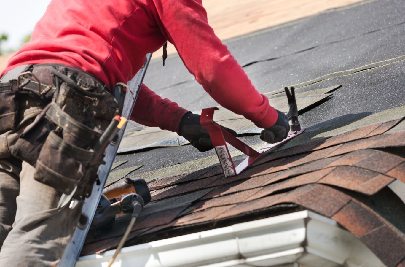 Relax Roofing crew fixing roof leaks in St. Tammany Parish, ensuring long-term durability and protection.