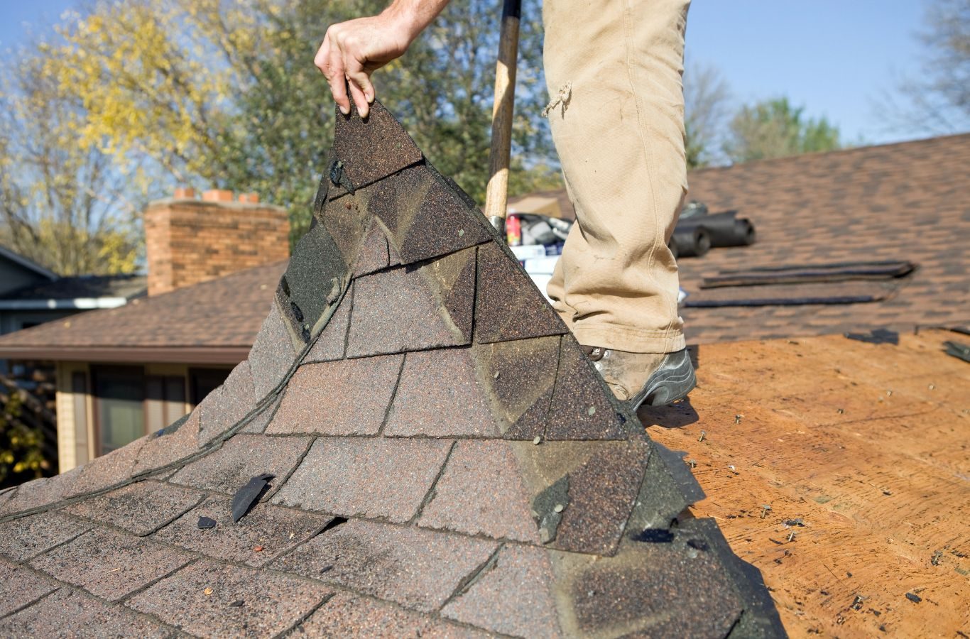 Relax Roofing team conducting a full roof replacement in St. Tammany Parish, ensuring top-quality service and long-lasting protection.