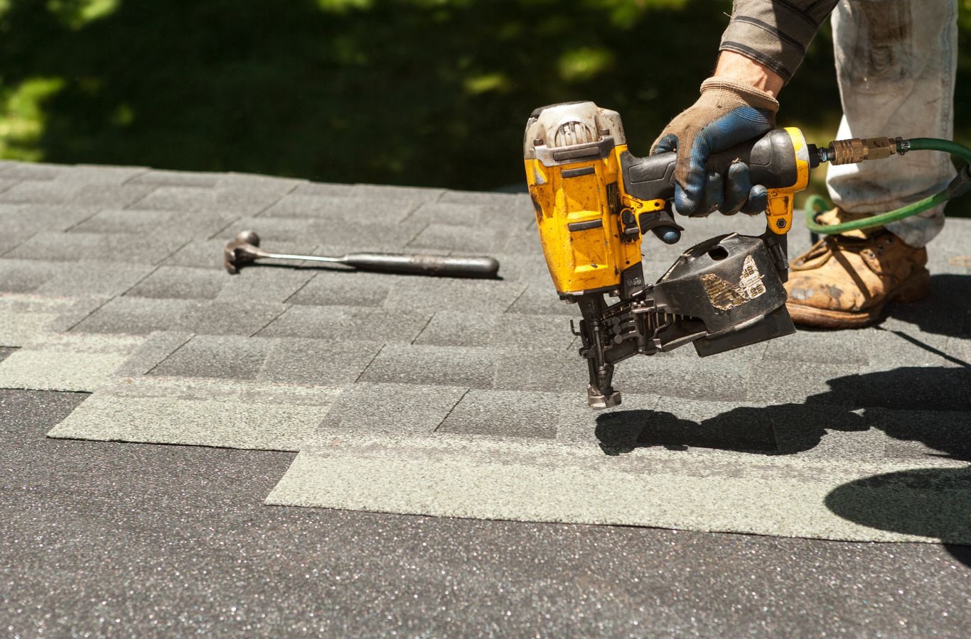 Relax Roofing team performing roof replacement for a home in St. Tammany Parish, providing durable roofing solutions. Roof replacement near me.